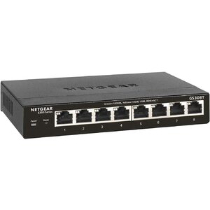NETGEAR S350 Series 8-port Gigabit Ethernet Smart Managed Pro Switch