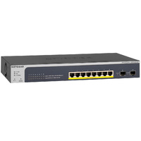 NETGEAR GS510TPP ProSAFE 8-Port Gigabit PoE+ Smart Managed Switch with 2 SFP (190W) and Fan