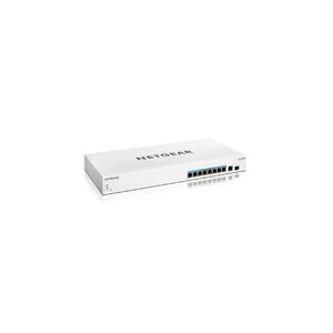 NETGEAR 10-Port  Ultra60 PoE++  Gigabit Smart Managed Pro Rackmount Switch with 1 x  SFP and 1 x Copper Uplink (480W PoE Budget), ProSAFE Lifetime Wa