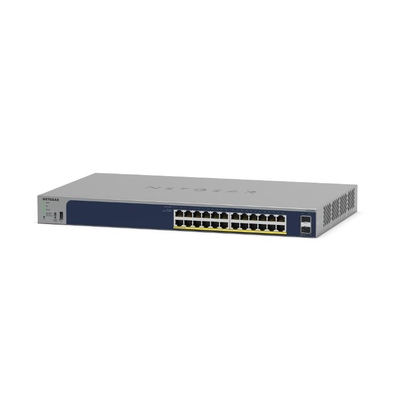 NETGEAR (GS724TPP) 24-PORT SMART MANAGED SWITCH, POE+(24) 380W, SFP(2)