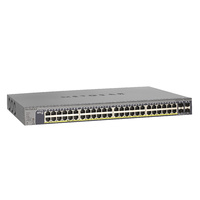 NETGEAR GS752TP-300AUS 52-Port PoE Gigabit Ethernet Smart Switch - 48 x PoE+ @ 380W, 4 x 1G SFP