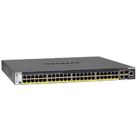 Netgear GSM4352PA-100AJS 48-Port Fully Managed Stackable Layer 3 PoE+ Switch - M4300-52G-PoE+