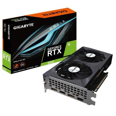 Gigabyte GeForce RTX 3050 EAGLE OC 8GB Video Card - GV-N3050EAGLE OC-8GD