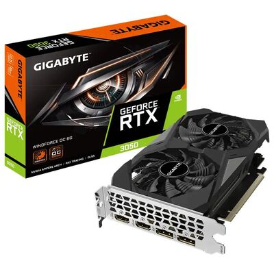 Gigabyte GeForce RTX 3050 WindForce OC 6G Graphics Card - GV-N3050WF2OC-6GD