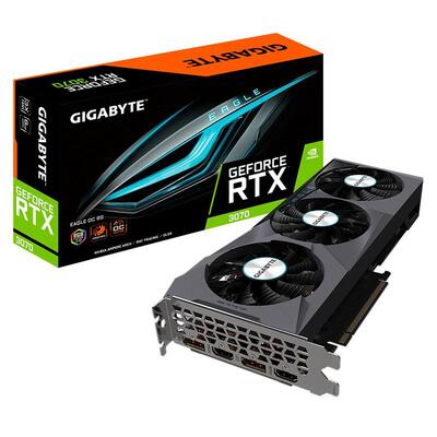 Gigabyte GeForce RTX 3070 EAGLE OC 8GB Video Card - LHR - GV-N3070EAGLE OC-8GD 2.0