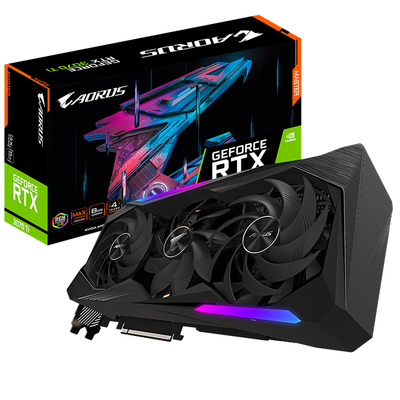Gigabyte nVidia GeForce RTX 3070 Ti AORUS MASTER 8GB Video Card, PCI-E 4.0, GDDR6X, 1875 MHz Core Clock, 3x DP 1.4a, 2x HDMI 2.1, 1x HDMI 2.0