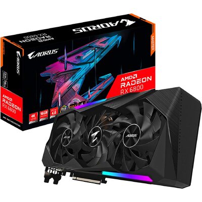 Gigabyte AMD Radeon RX 6800 AORUS MASTER 16G Video Card