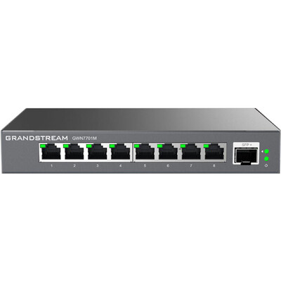 GRANDSTREAM GWN7701M UNMANAGED 2.5 MULTI-GIGABIT SWITCH 8 X 2.5 GIGE 1 X SFP