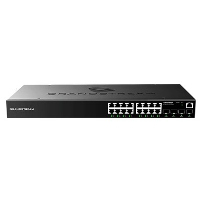 GRANDSTREAM ENTERPRISE LAYER 2 MANAGEDPOE NETWORK SWITCH 16 X GIGE 4 X SFP