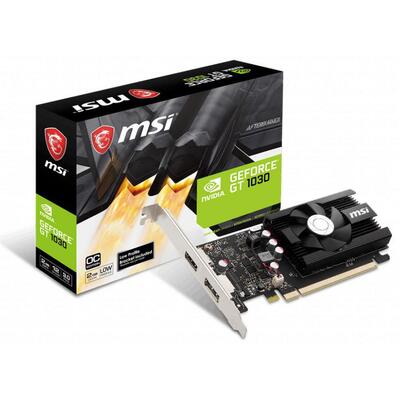MSI GeForce GT 1030 2GD4 LP OC, 2GB Video card