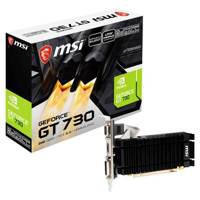 MSI GeForce GT 730 2GD3H LPV1, 2GB Video card - GeForce N730K-2GD3H/LPV1