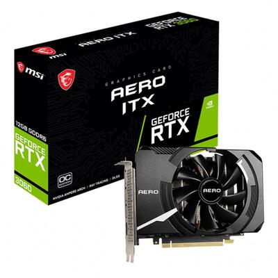 MSI GeForce RTX 3060 AERO ITX OC 12GB Video Card - GeForce RTX 3060 AERO ITX 12G OC