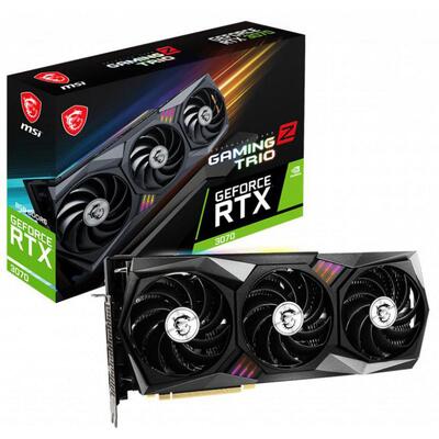 MSI GeForce RTX 3070 GAMING Z TRIO LHR Edition, 8GB Video card - GeForce RTX 3070 GAMING Z TRIO 8G LHR