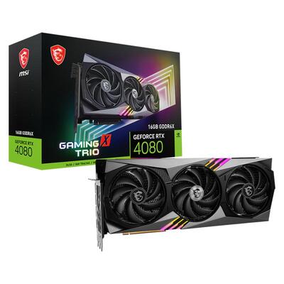 MSI GeForce RTX 4080 GAMING X TRIO 16GB Video Card - GeForce RTX 4080 16GB GAMING X TRIO