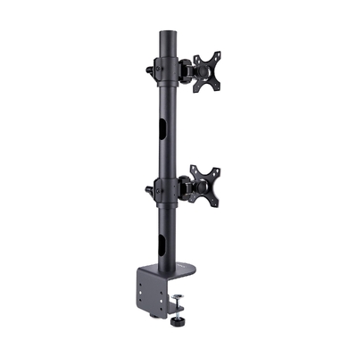 StarTech H2MPV-MONITOR-MOUNT Desk Mount For 2x Vertically Stacked Monitors, Dual 49 inch; TAA