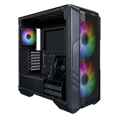 Cooler Master HAF500 ARGB Mid-Tower E-ATX Case - Black-H500-KGNN-S00