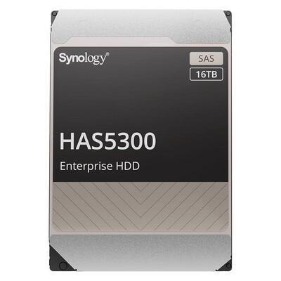 Synology HAS5300-16T Enterprise 16TB HDD SAS 12Gb/s 512e 7200 RPM 512MB Cache 3.5" Internal Hard Drive