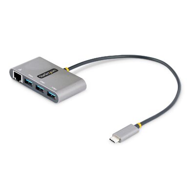StarTech 3-Port USB-C Hub with Ethernet - HB30C3A1GEA2