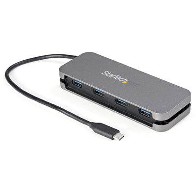 Startech HB30CM4AB 4 Port USB C Hub 5Gbps - 4A - 11in Cable