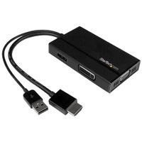 StarTech 3-in-1 Video Adapter, HDMI to DP, HDMI to VGA, HDMI to DVI - HD2DPVGADVI