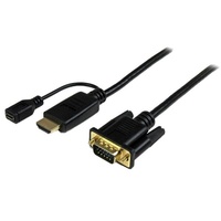 StarTech 3ft HDMI to VGA active adapter converter cable – 1920x1200 - HD2VGAMM3