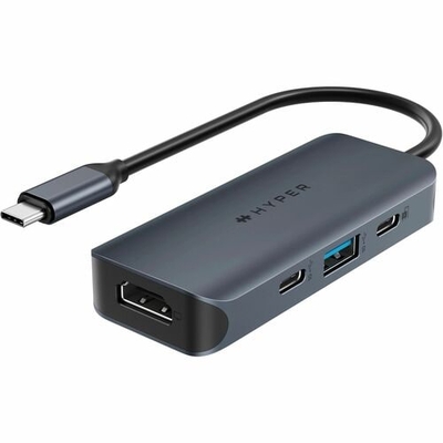 Targus HD4001GL HyperDrive Next 4-Port USB-C Hub - 4K 60Hz, 100W PD