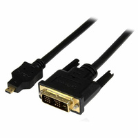 StarTech 1.0m Micro HDMI to DVI-D Male-Male Adapter Cable - HDDDVIMM1M