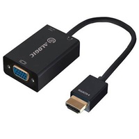 ALOGIC HDMI to VGA Adapter with 3.5mm Audio - Male to Female - 0.15M