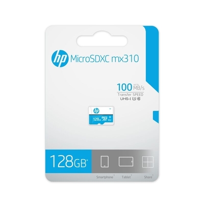 HP 128GB U1 microSD Memory Card