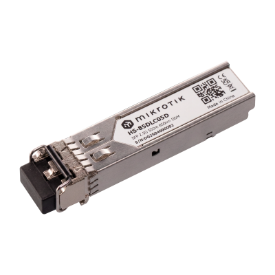 MikroTik HS-85DLC05D 1G/2.5G Multi-Mode SFP Module, 550m