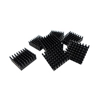 QNAP Heat Sink for M.2 SSD Module, 14x14mm, Black, Self Adhesive - 8 PCS