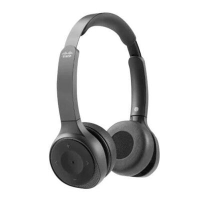 Cisco 730 Wireless USB-A Dual On-ear Headset - Black