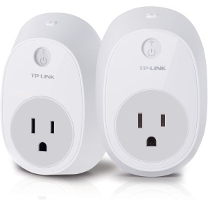 TP-Link 2-PACK WIFI SMART PLUG 2.4GHZ 802.11BGN WORKS WITH TP-LINK HOME AUTOMATION
