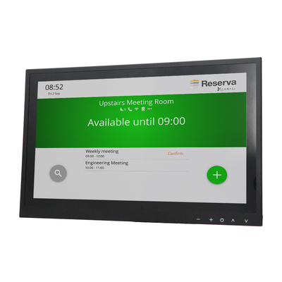 BLACKBOX Edge Touchscreen Room Sign – 15.6 inches (IC-RESERVA-15T)