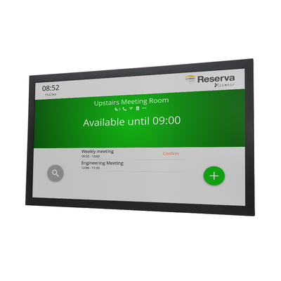 BLACKBOX Edge Touchscreen Room Sign – 21.5 inches (IC-RESERVA-21T)