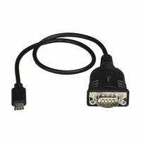 StarTech USB C to Serial Adapter, USB C to RS232 Cable - ICUSB232C