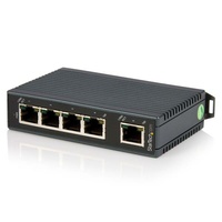 StarTech 5 Port Industrial Ethernet Switch, DIN Rail Mountable - IES5102