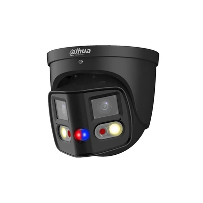 Dahua IPC-PDW3849-A180-AS-PV 2x4MP TiOC Duo Splicing Fixed-focal Eyeball WizSense Network Camera - BALCK