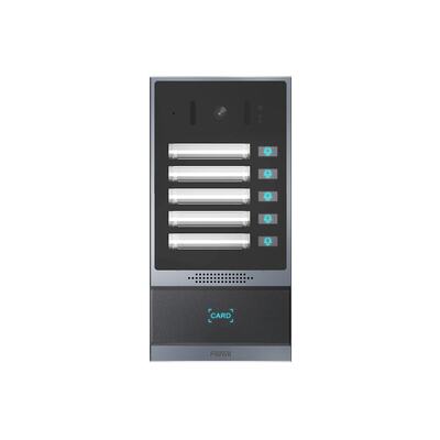 Fanvil i63 Outdoor Audio/Video Intercom, 2 SIP Lines, 5 DSS Keys, PoE, IP66 & IK07, RFID Reader , ONVIF