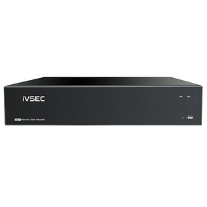 IVSEC NR564XA NVR 64 CHANNELS 32 POE PORTS 8 BAYS H265  4K HDMI