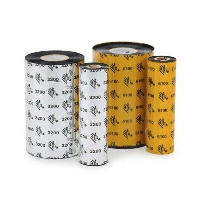 Zebra Wax/Resin Ribbon, 57mmx74m (2.24inx242ft), 3300; Standard, 12mm (0.5in) core - JC3300BK05707