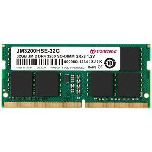 Transcend 32GB JM DDR4 3200MHZ SO-DIMM 2RX8 2GX8