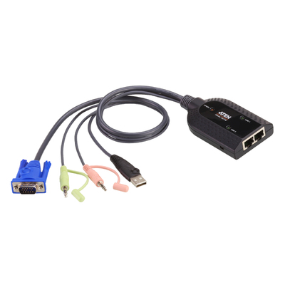ATEN KA7178-AX USB VGA/Audio Virtual Media KVM Adapter with Dual Output