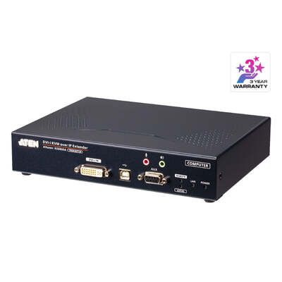 ATEN KE6900AT-AX-U DVI-I Single Display KVM over IP Transmitter