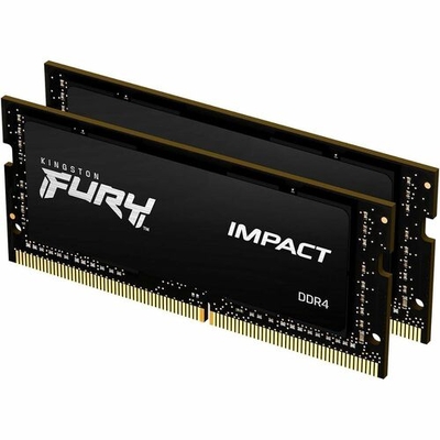 KINGSTON KF432S20IBK2/64 64GB DDR4-3200MHz CL20 SODIMM (Kit of 2) FURY Impact