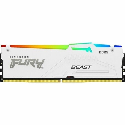 KINGSTON KF552C40BWAK2-16 16GB DDR5 5200MT/s CL40 DIMM (Kit of 2) FURY Beast White RGB