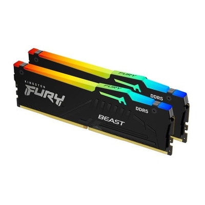 KINGSTON KF556C40BBAK2-128 128GB DDR5 5600MT/S CL40 DIMM (KIT OF 2) FURY BEAST RGB