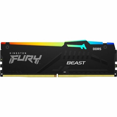 KINGSTON KF556C40BBAK4-128 128GB DDR5-5600MT/s CL40 DIMM (Kit of 4) FURY Beast RGB XMP