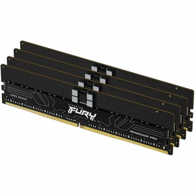 KINGSTON KF560R32RBEK4-64 64GB 6000MT/s DDR5 ECC Reg CL32 DIMM (Kit of 4) FURY Renegade Pro EXPO