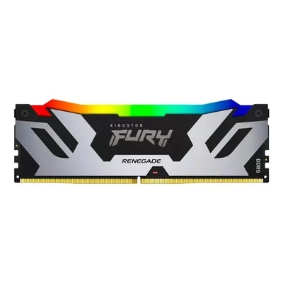 KINGSTON KF564C32RSAK2-96 96GB DDR5-6400MT/s CL32 DIMM Kit of 2 Renegade RGB Silver XMP